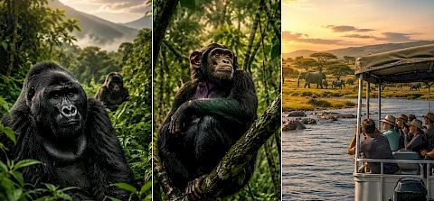 4 Days Gorillas, Kalinzu Chimps & Queen Elizabeth Safari