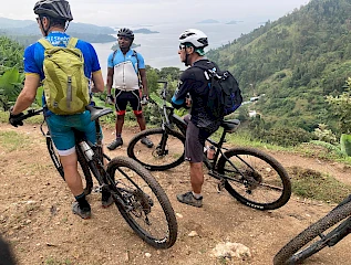 guided cycling on the congo nile trail